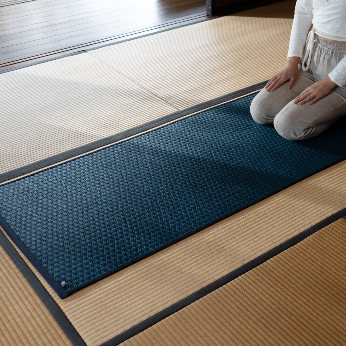 Igusa Tatami Yoga & Meditation Mat - Woven Pattern