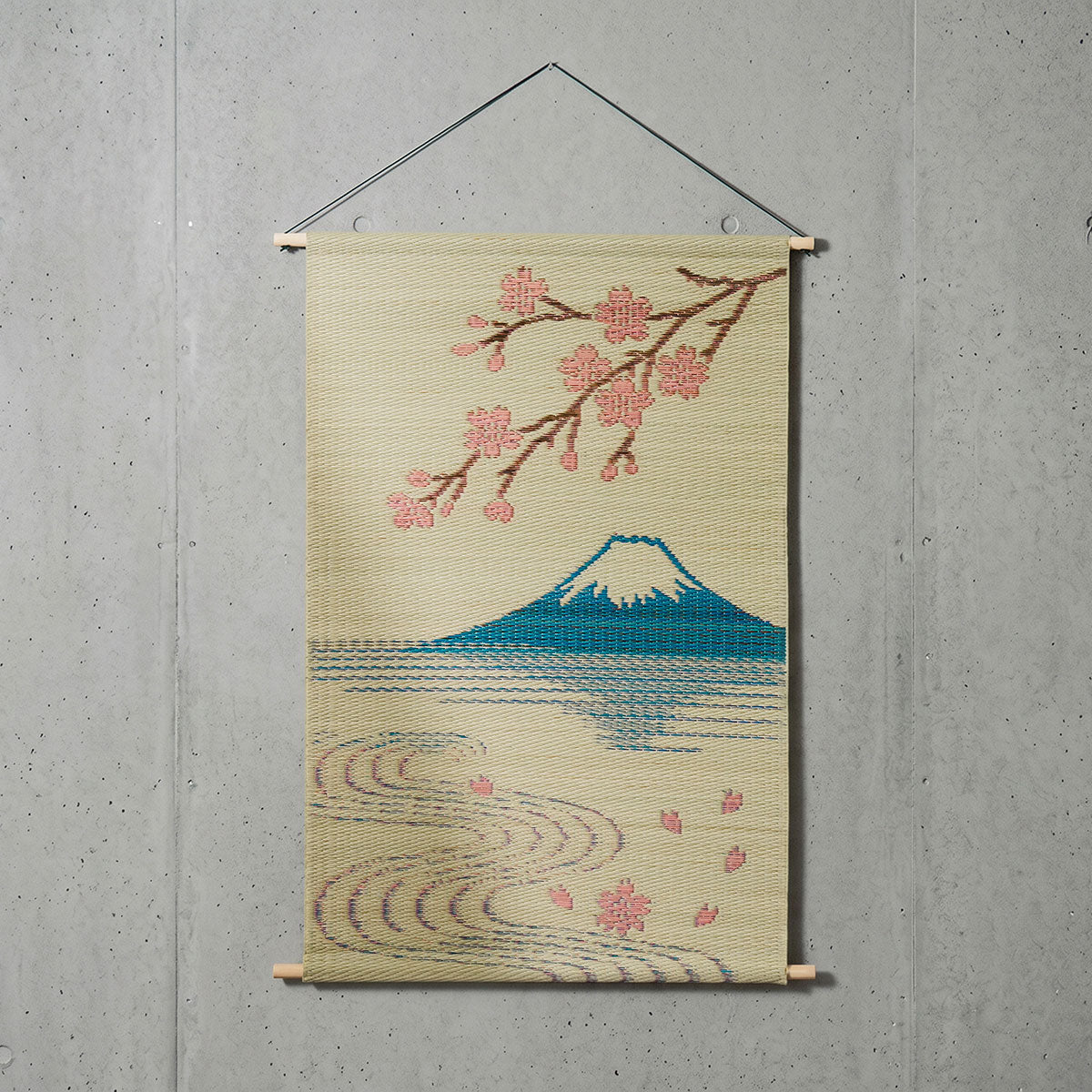 Igusa Wall Tapestry – Sakura-Fuji