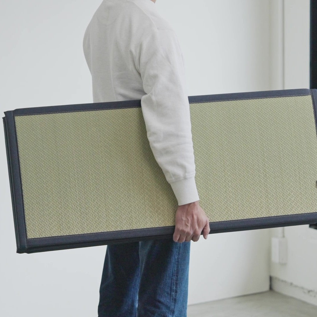 Foldable Tatami Floor Mat - Ayaori, Three-Panel