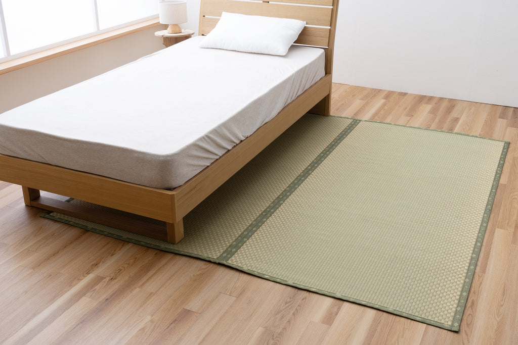 Japanese Free-Cut Igusa Carpet “F-Shiranui” cushioning non-slip support