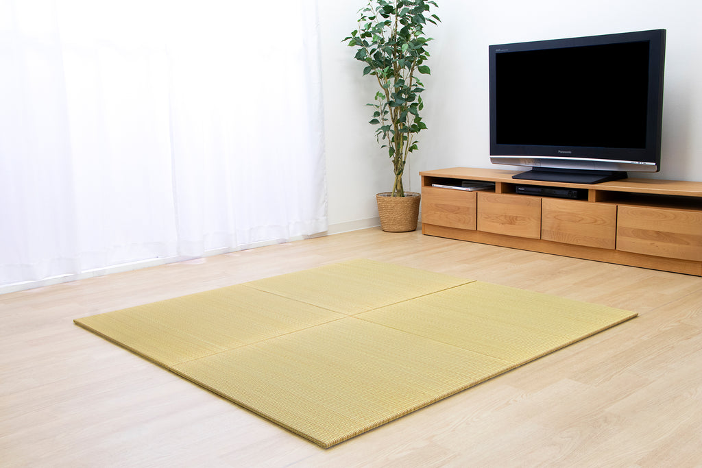 Japanese Free-Standing "Nene" Igusa Tatami units - modular Tatami Borderless Custom Size Available