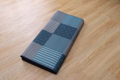 Japanese Igusa Carpet "Kyosashiko" multiple textures patchwork-style Ichimatsu