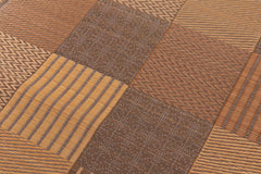 Japanese Igusa Carpet "Kyosashiko" multiple textures patchwork-style Ichimatsu