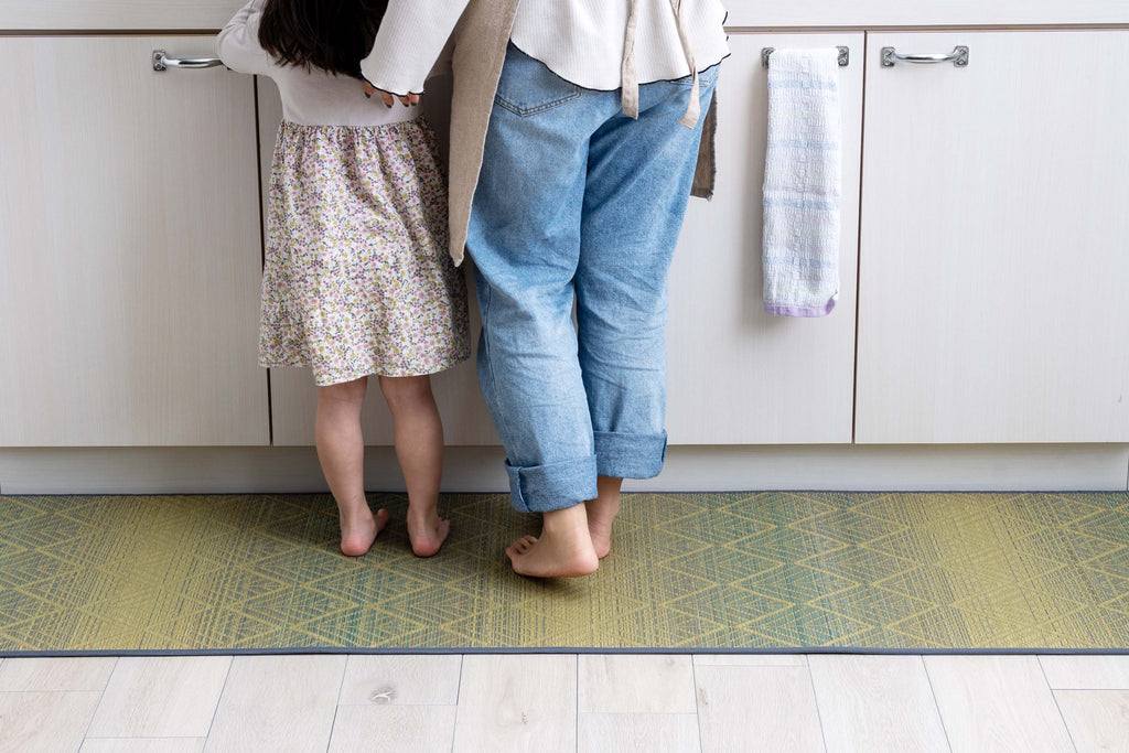 Japanese Igusa Tatami Sink Kitchen Mat "Maskros"- Miracle series