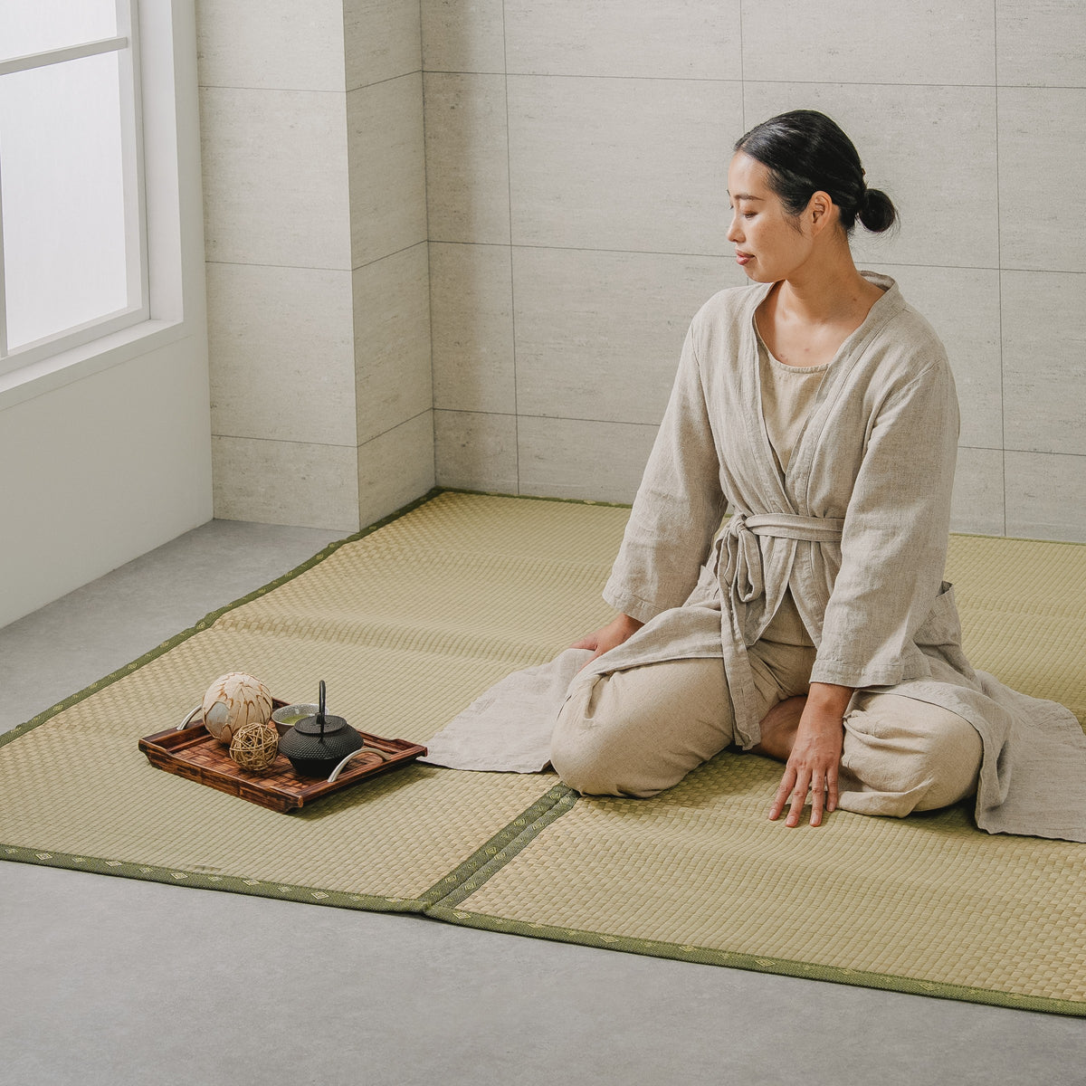 Igusa Tatami Carpet – Shiranui, Free-Cut