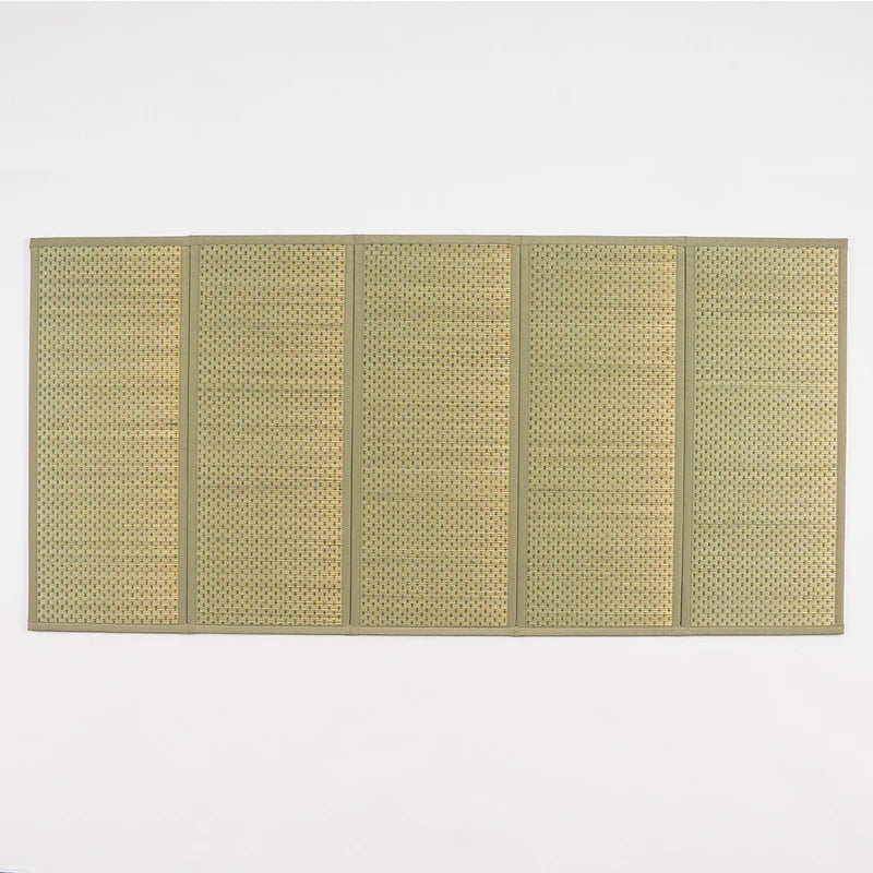 Foldable Tatami Floor Mat – Flare, Five-Panel, Green