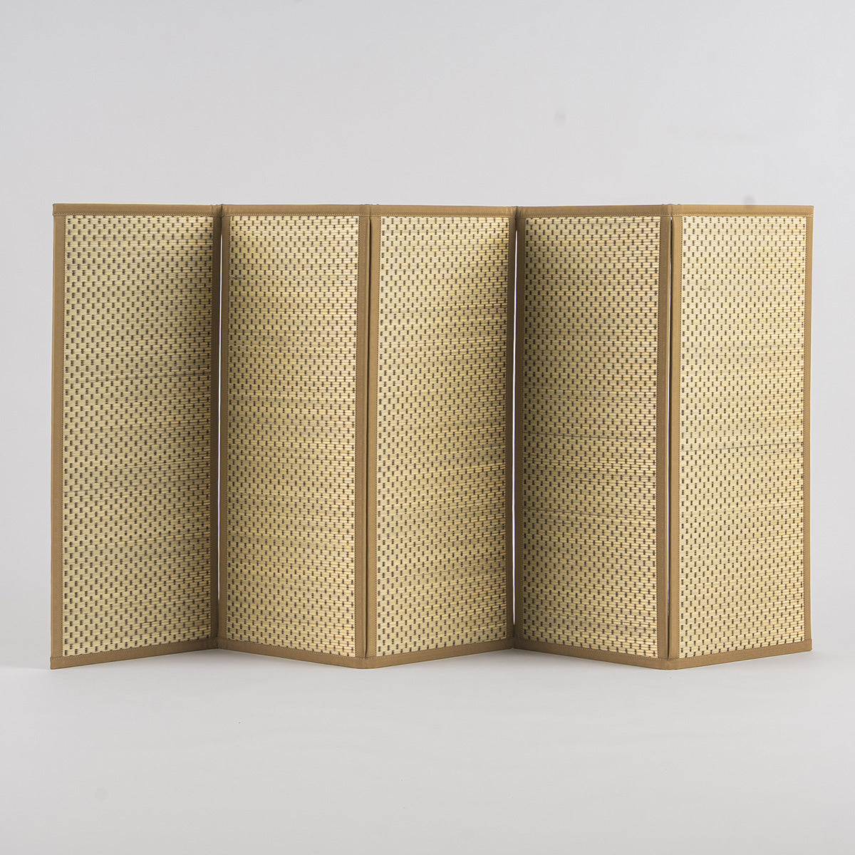 Foldable Tatami Floor Mat – Flare, Five-Panel, Beige