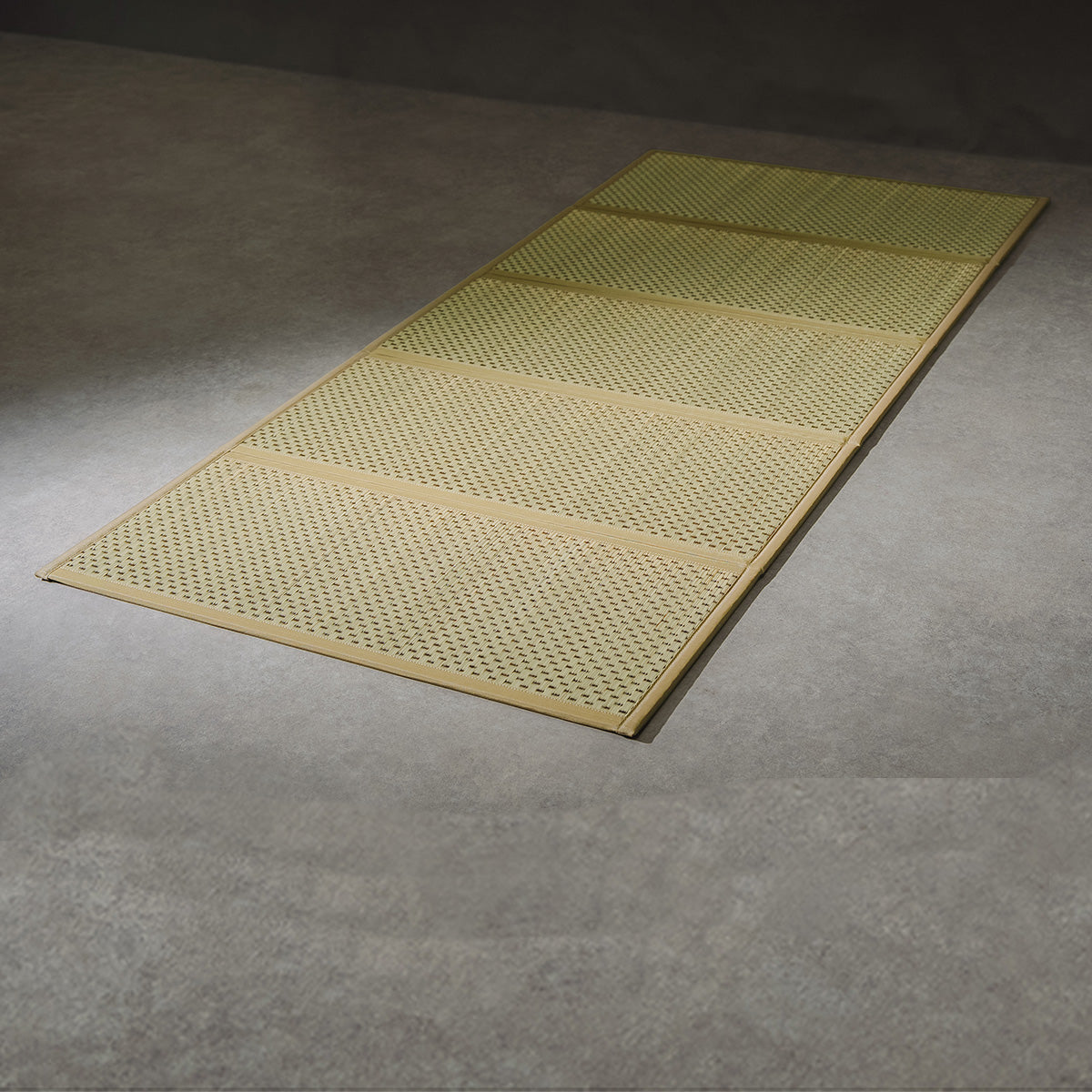 Foldable Tatami Floor Mat – Flare, Five-Panel, Beige