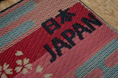 Japanese Igusa Tatami Wall Hanging Sakura Fuji Japanese Culture Tapestry