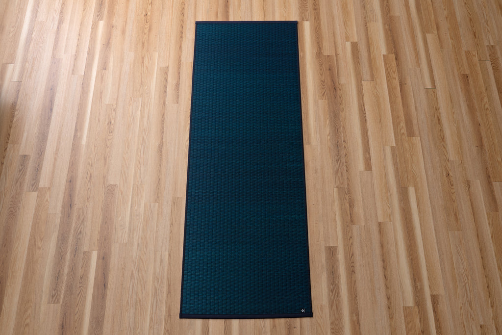 Japanese Natural Igusa Tatami Yoga & Meditation Mat "Edo" PVC non-slip backing 66×185 cm