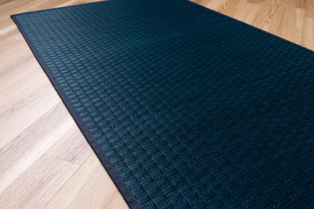 Japanese Natural Igusa Tatami Yoga & Meditation Mat "Edo" PVC non-slip backing 66×185 cm