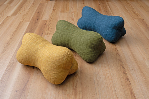 Japanese "Bone Pillow" Multi-Purpose Comfort Block Cushion