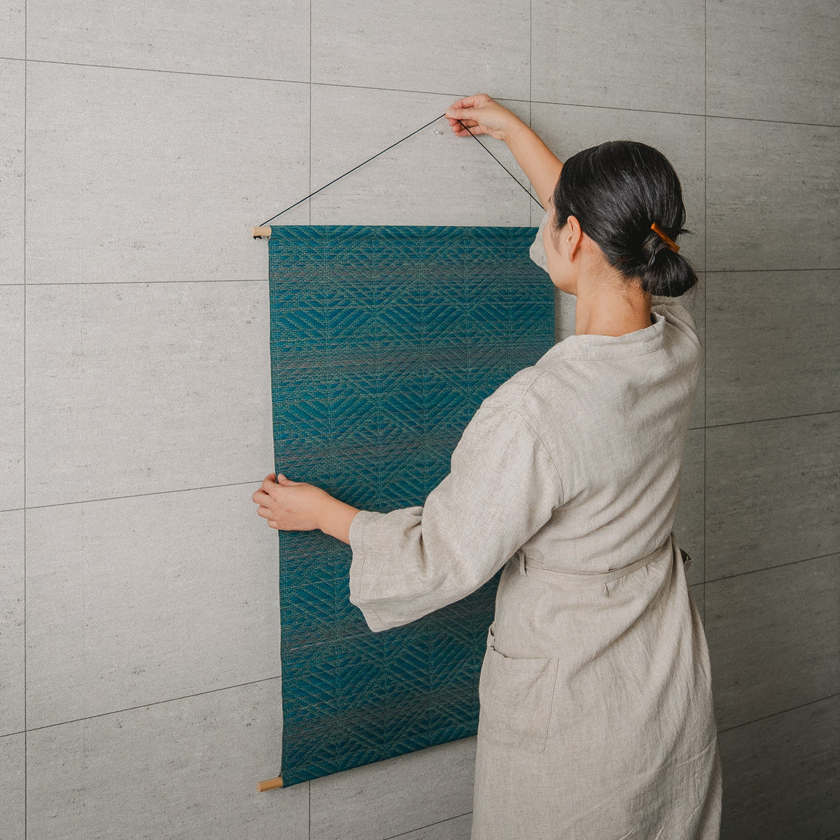 Igusa Wall Tapestry – Hanada Blue
