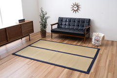 Japanese Igusa Tatami-Style Rug "DX Okinawa Beegu" Non-Slip Backing