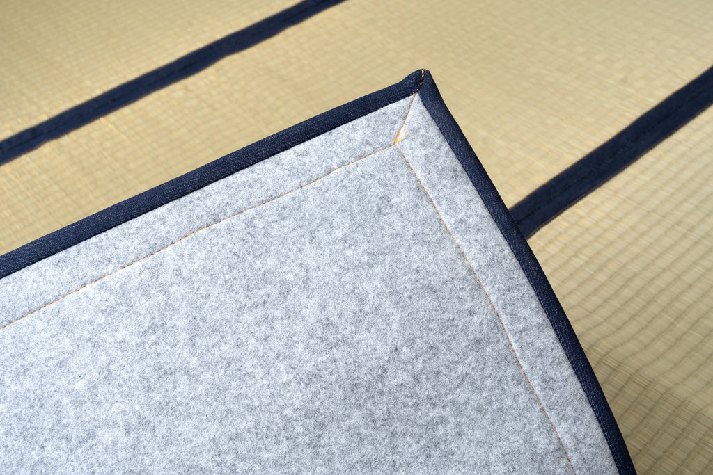 Japanese Igusa Tatami-Style Rug "DX Okinawa Beegu" Non-Slip Backing