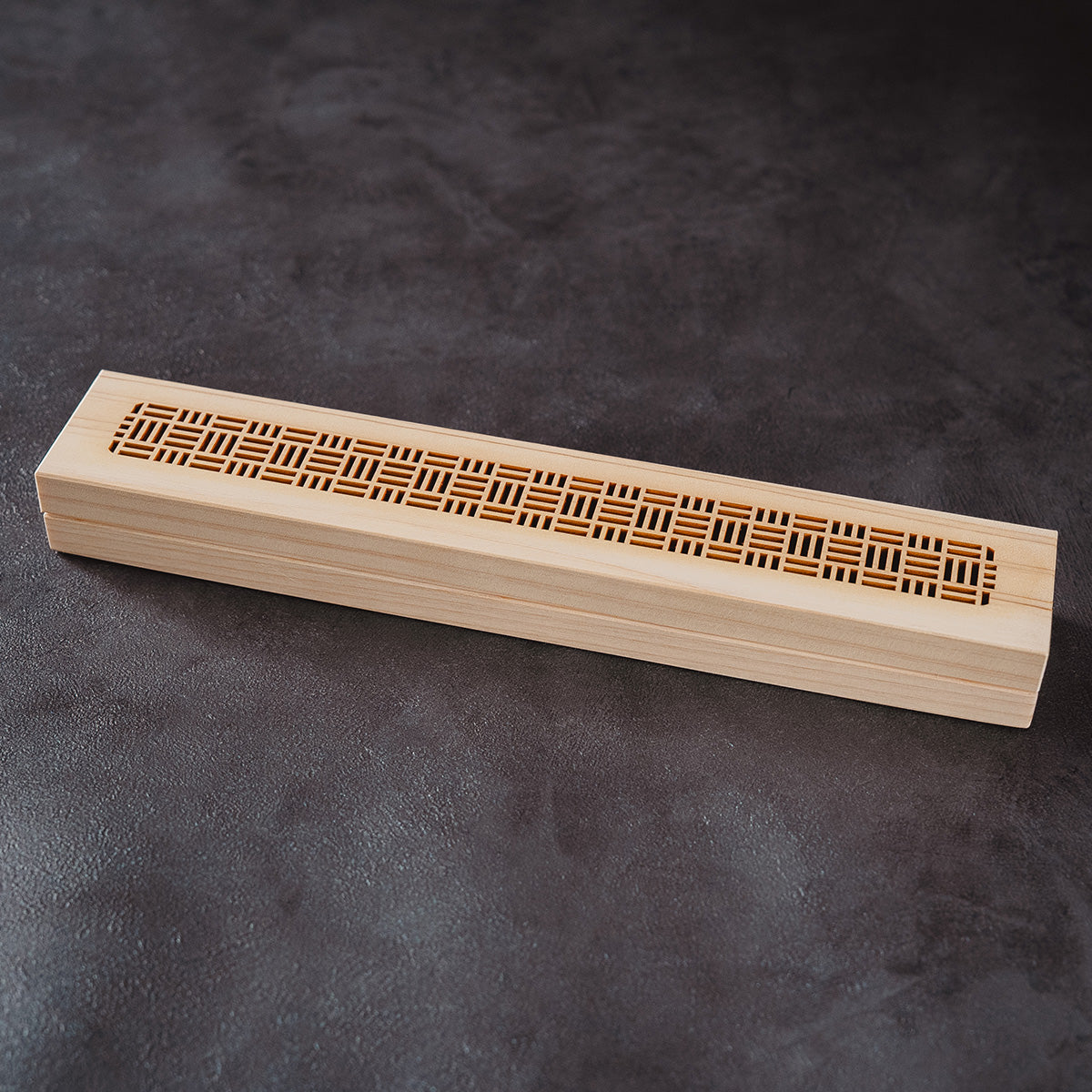 Hinoki Wood Incense Burner – Sannoji Pattern