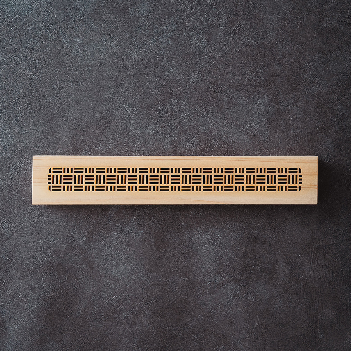 Hinoki Wood Incense Burner – Sannoji Pattern