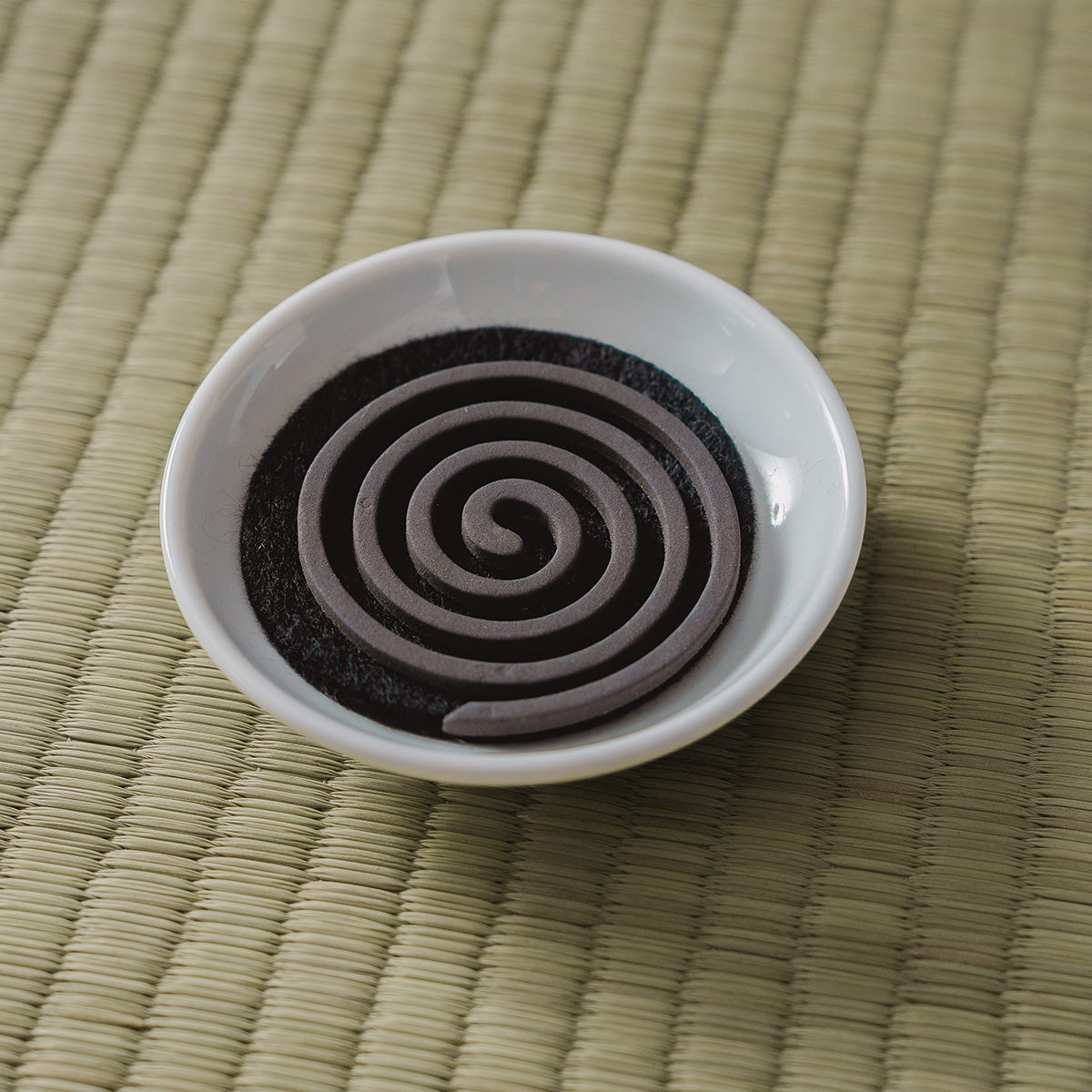 Camphor Incense Gift Set – 10 Coils with Plate and Mat