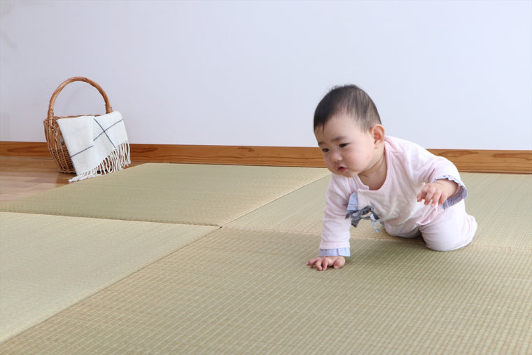 Japanese Free-Standing "Nene" Igusa Tatami units - modular Tatami Borderless Custom Size Available