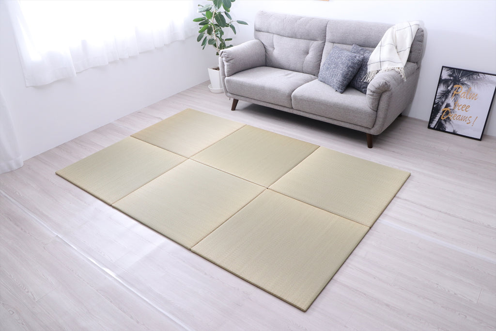 Japanese Free-Standing "Nene" Igusa Tatami units - modular Tatami Borderless Custom Size Available