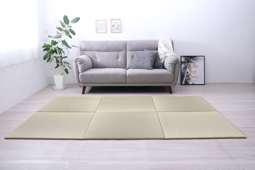 Japanese Free-Standing "Nene" Igusa Tatami units - modular Tatami Borderless Custom Size Available
