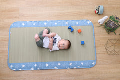 Japanese Igusa Tatami Baby Nap Mat "Twinkle" Natural Cooling & Antibacterial