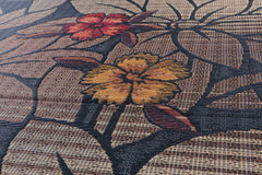 Japanese Igusa Tatami Entrance Mat "F Nadeshiko" PU backing cushioning, non-slip