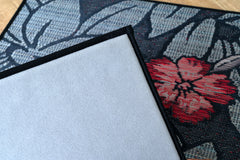 Japanese Igusa Tatami Entrance Mat "F Nadeshiko" PU backing cushioning, non-slip