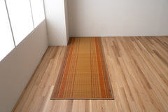 Japanese Igusa Tatami Rug Hallway Runner "DX Ranks" non-slip backing