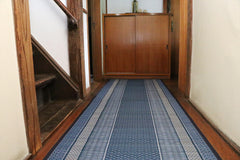 Japanese Igusa Tatami Rug Hallway Runner "DX Ranks" non-slip backing