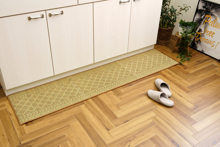 Japanese Igusa Tatami Sink Kitchen Mat” F-Karan