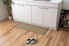 Japanese Igusa Tatami Sink Kitchen Mat F-Karan" Antibacterial PU backing Non-Slip Cushioning