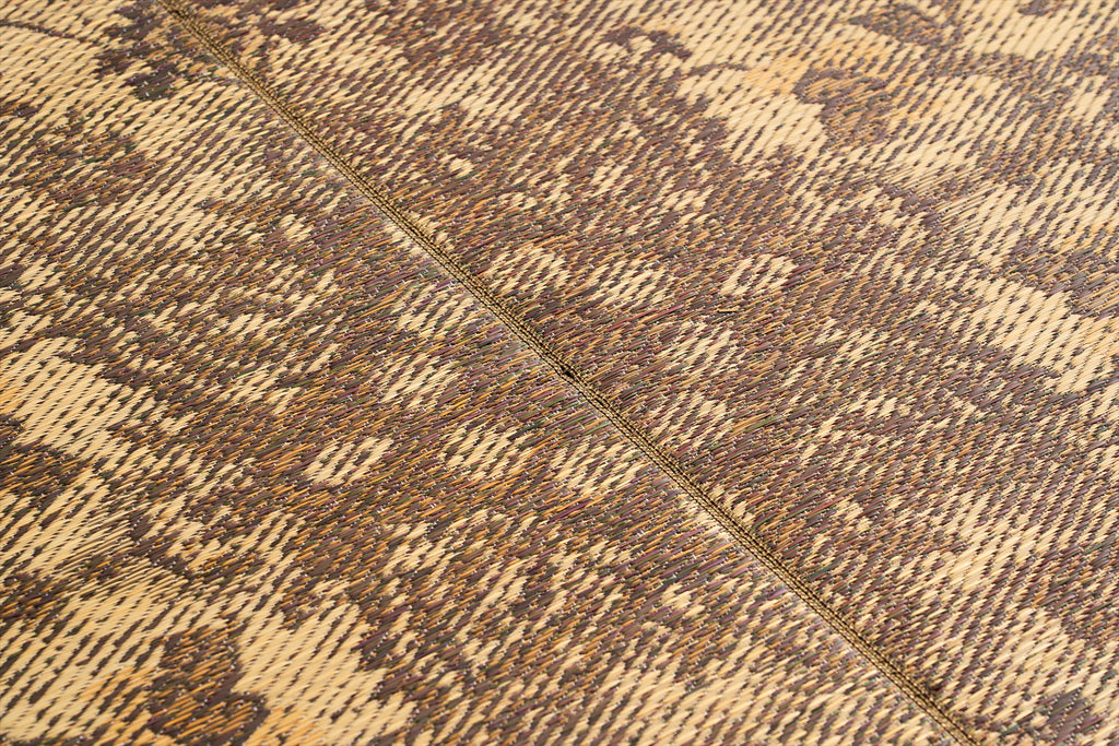 Japanese Igusa Tatami style rug "DX Histoire" vintage-inspired design Non-Slip Backing