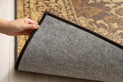 Japanese Igusa Tatami style rug "DX Histoire" vintage-inspired design Non-Slip Backing