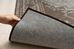 Japanese Igusa Tatami style rug "DX Histoire" vintage-inspired design Non-Slip Backing