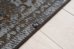 Japanese Igusa Tatami style rug "DX Histoire" vintage-inspired design Non-Slip Backing