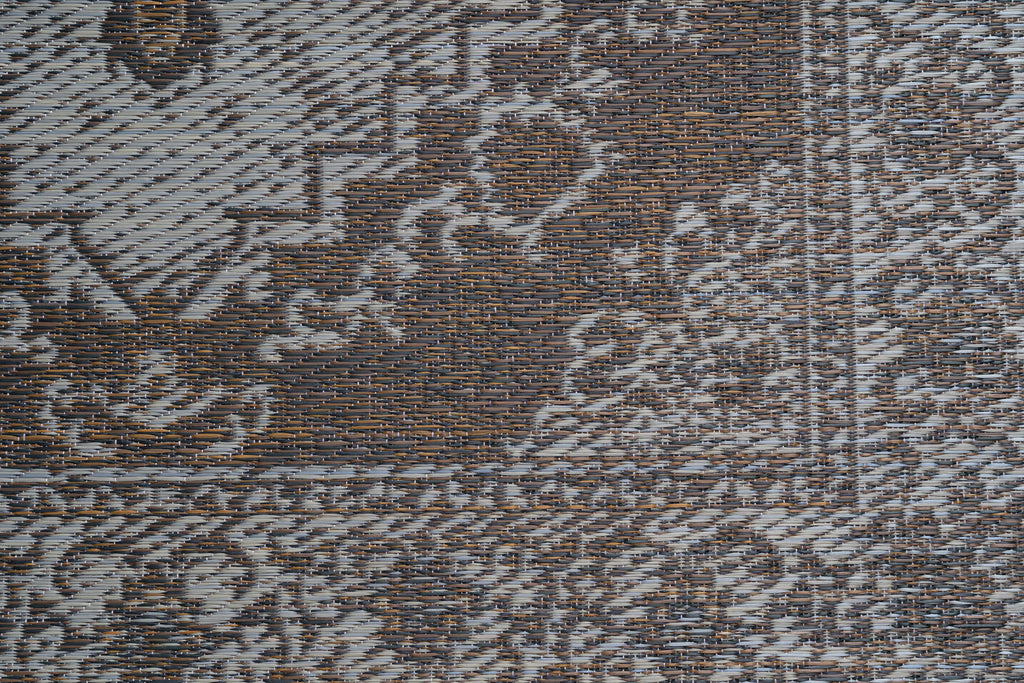 Japanese Igusa Tatami style rug "DX Histoire" vintage-inspired design Non-Slip Backing