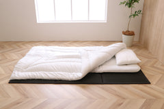 Japanese Igusa Foldable Three Panel Floor Tatami Mat "Flare" non-slip backing