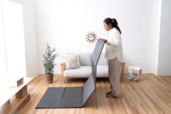 Japanese Igusa Five-Panel Tatami Mat "Flare" – Lightweight Compact Storage