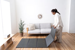 Japanese Igusa Five-Panel Tatami Mat "Flare" – Lightweight Compact Storage