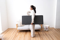 Japanese Igusa Five-Panel Tatami Mat "Flare" – Lightweight Compact Storage