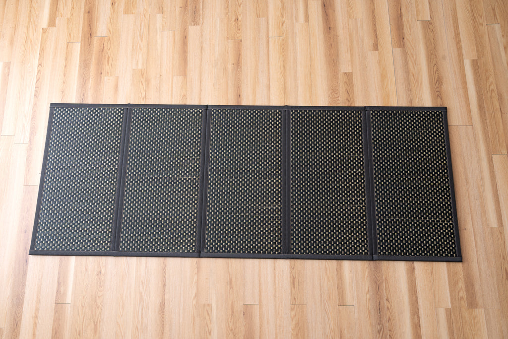 Japanese Igusa Five-Panel Tatami Mat "Flare" – Lightweight Compact Storage