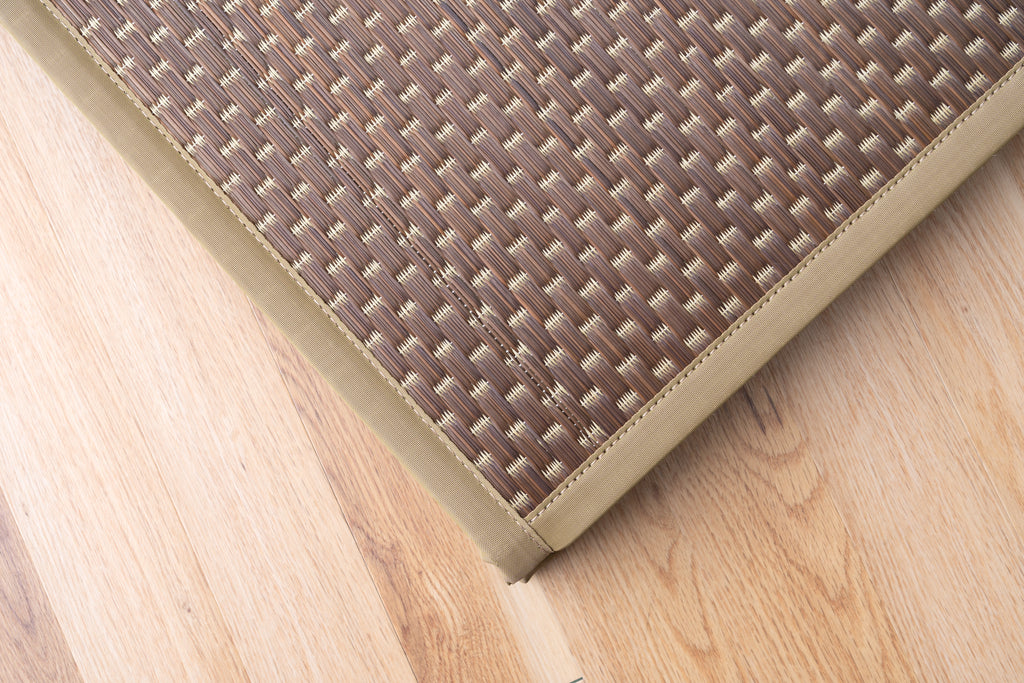 Japanese Igusa Five-Panel Tatami Mat "Flare" – Lightweight Compact Storage