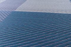 Japanese Igusa Tatami Rug “DX Morning” Ichimatsu pattern non-slip support