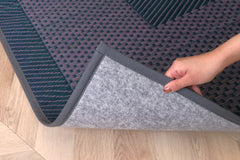 Japanese Igusa Tatami Rug “DX Morning” Ichimatsu pattern non-slip support