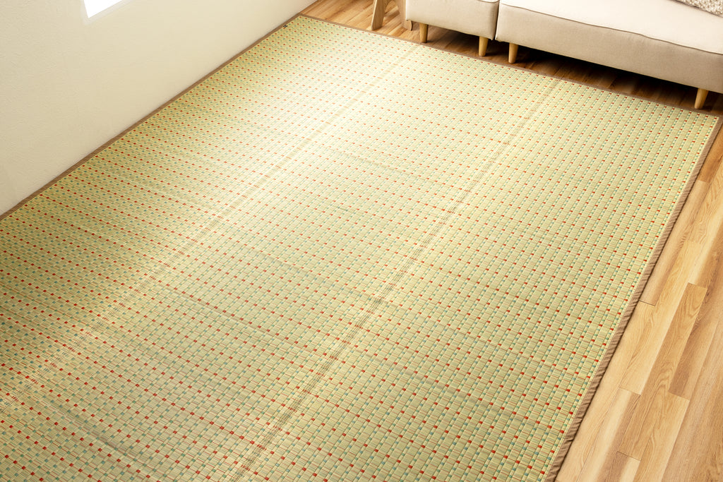 Japanese Igusa Tatami style rug "Konatsu" Kakegawa-Weave retro-modern