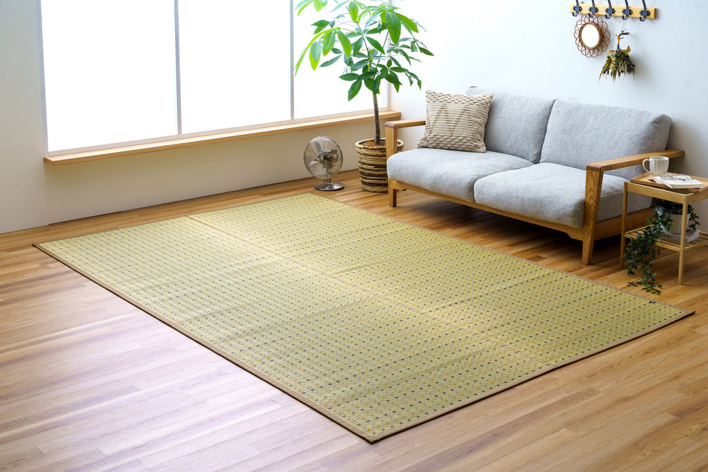 Japanese Igusa Tatami style rug "Konatsu" Kakegawa-Weave retro-modern