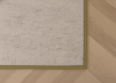 Japanese Igusa Foldable Five Panel Tatami Floor Mat "Minimal" non-slip backing