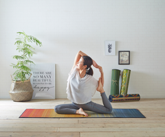 Japanese Igusa Yoga Meditation Eco-Friendly Tatami Mat "Joy" 60 cm × 180 cm