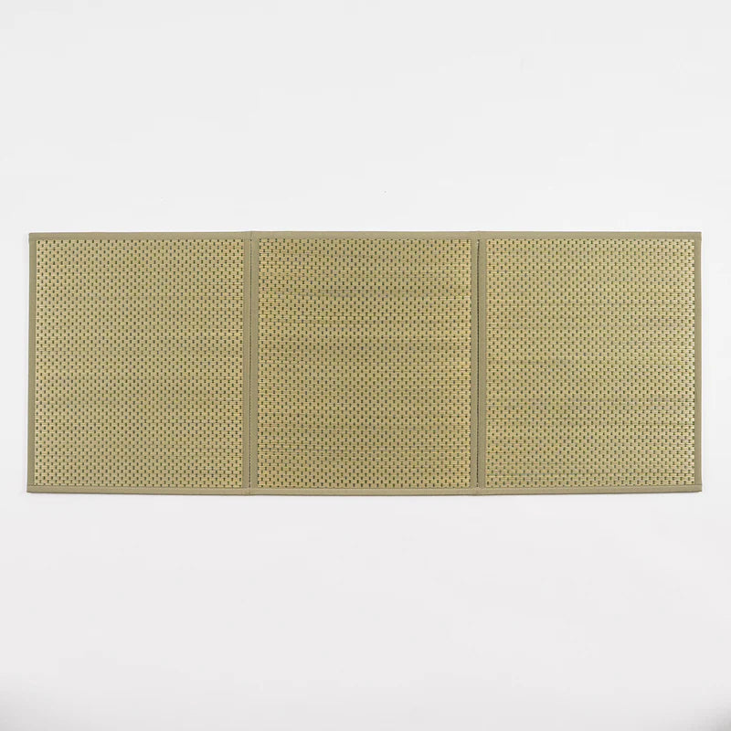 Foldable Tatami Floor Mat – Flare, Three-Panel, Green